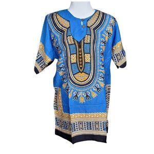 NEW! Bali Beach Summer Tshirt 100% Cotton - Blue Sky Batik